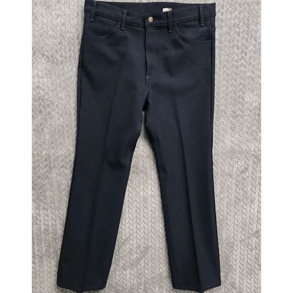 Vintage Levis 517 Pants Mens 36x32* Blue Bootcut Black Gold Tab 90s Dacron‎ USA - Picture 1 of 11